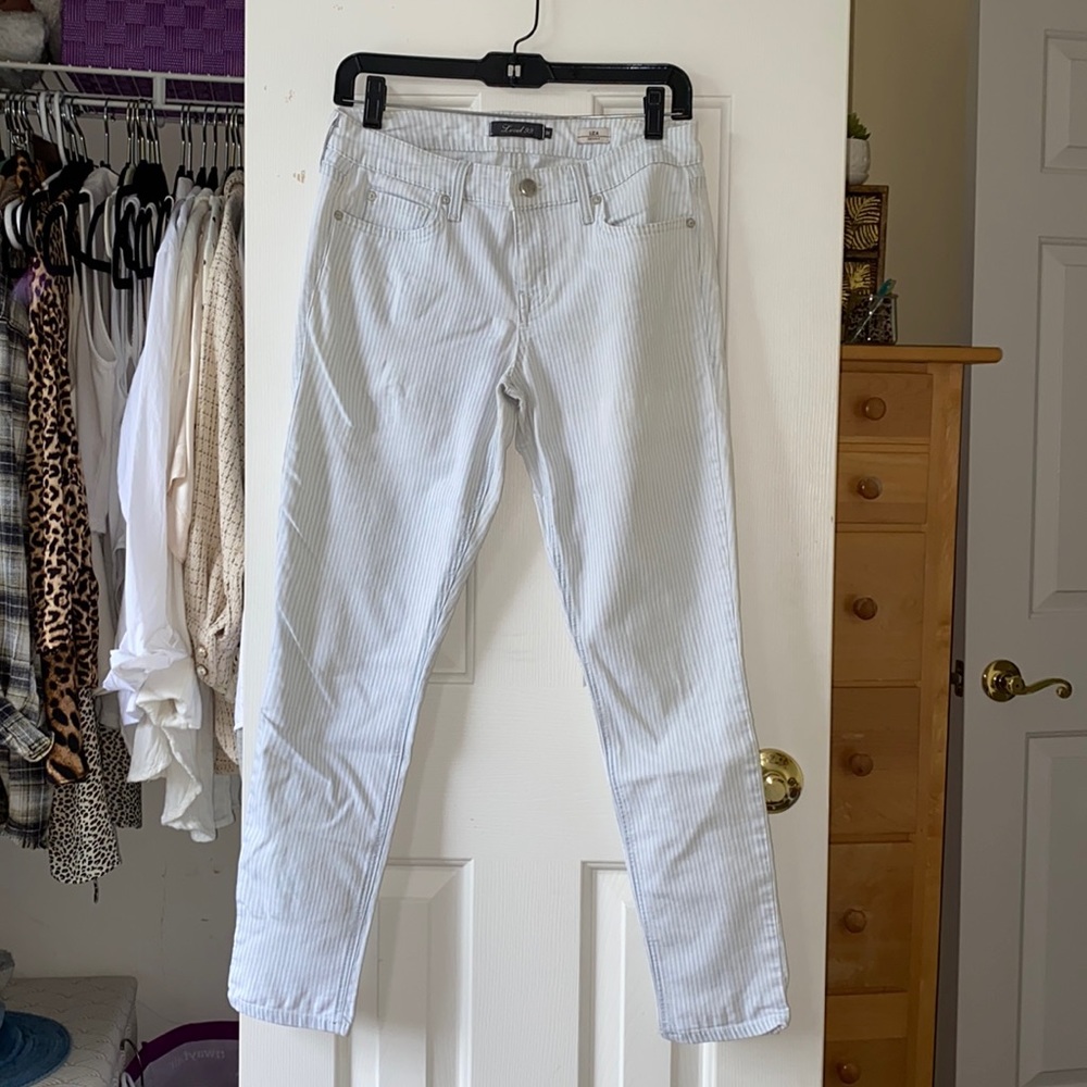 Anthropologie Level 99 Liza Skinny Mid Rise Jeans